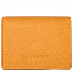 Apricot Orange Men's Longchamp Le Foulonné Wallets | 62941-JSFR
