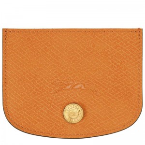 Apricot Orange Men's Longchamp Épure Cardholders | 46081-EOJC
