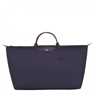 Bilberry Purple Men's Longchamp Le Pliage Green M Travel Bags | 31209-PTDI