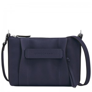 Bilberry Purple Women's Longchamp 3D S Crossbody Bags | 56812-ZDFV