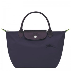 Bilberry Purple Women's Longchamp Le Pliage Green S Handbags | 05378-QWLC