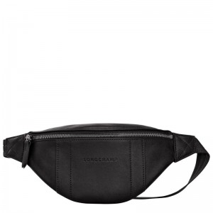Black Men's Longchamp 3D S Belt Bags | 13592-YVHZ
