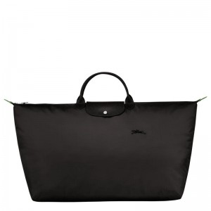 Black Women's Longchamp Le Pliage Green M Travel Bags | 46538-VZGN