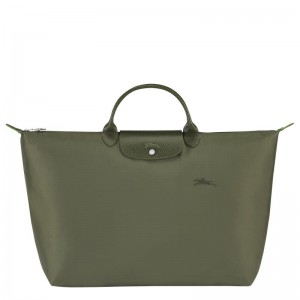 Forest Green Women's Longchamp Le Pliage Green S Travel Bags | 37186-SBNG