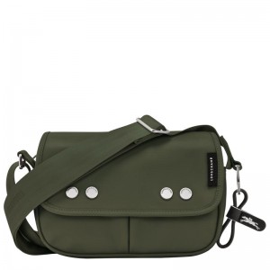 Khaki Women's Longchamp Très Paris S Crossbody Bags | 17690-ZMSI