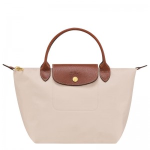 Paper White Women's Longchamp Le Pliage Original S Handbags | 01984-IJAL