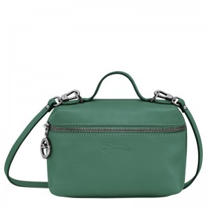 Sage Green Women's Longchamp Le Pliage Xtra XS Vanity Crossbody Bags | 50679-JNGX