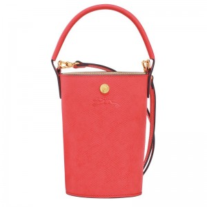 Strawberry Red Women's Longchamp Épure XS Crossbody Bags | 80624-LZCU