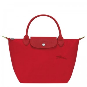 Tomato Red Women's Longchamp Le Pliage Green S Handbags | 34681-YADI