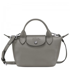 Turtledove Grey Women's Longchamp Le Pliage Xtra XS Handbags | 67930-YFWJ