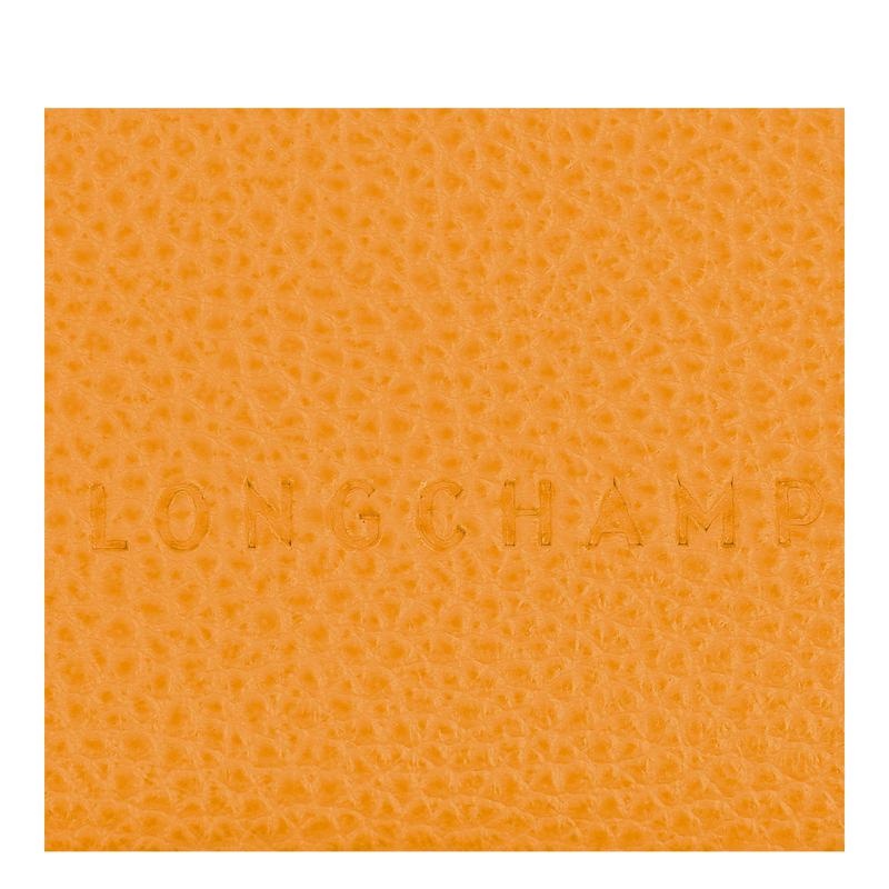 Apricot Orange Men's Longchamp Le Foulonné Cardholders | 79160-YKCA