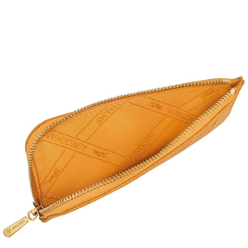 Apricot Orange Men's Longchamp Le Foulonné Cardholders | 42935-QCIW