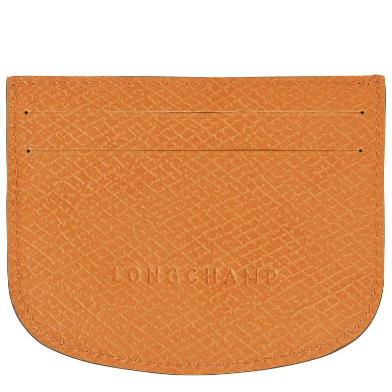 Apricot Orange Men's Longchamp Épure Cardholders | 46081-EOJC
