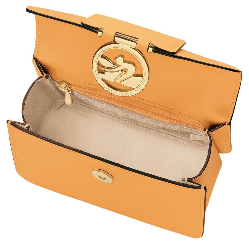 Apricot Orange Women's Longchamp Box-Trot XS Crossbody Bags | 93264-OSXJ