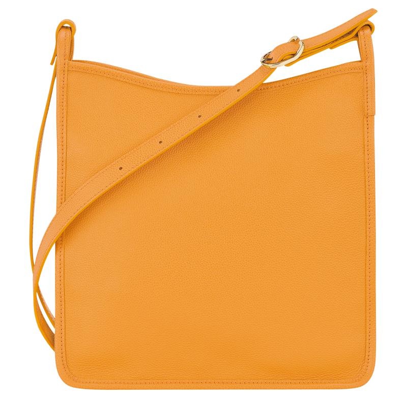 Apricot Orange Women's Longchamp Le Foulonné M Crossbody Bags | 18346-OWHM