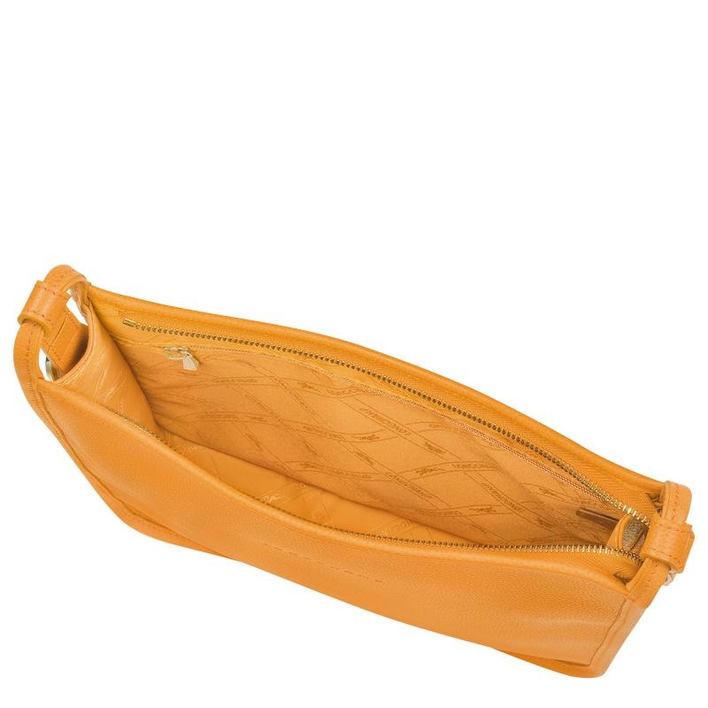 Apricot Orange Women's Longchamp Le Foulonné M Crossbody Bags | 18346-OWHM