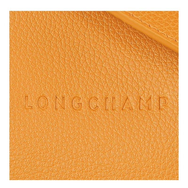 Apricot Orange Women's Longchamp Le Foulonné M Crossbody Bags | 18346-OWHM