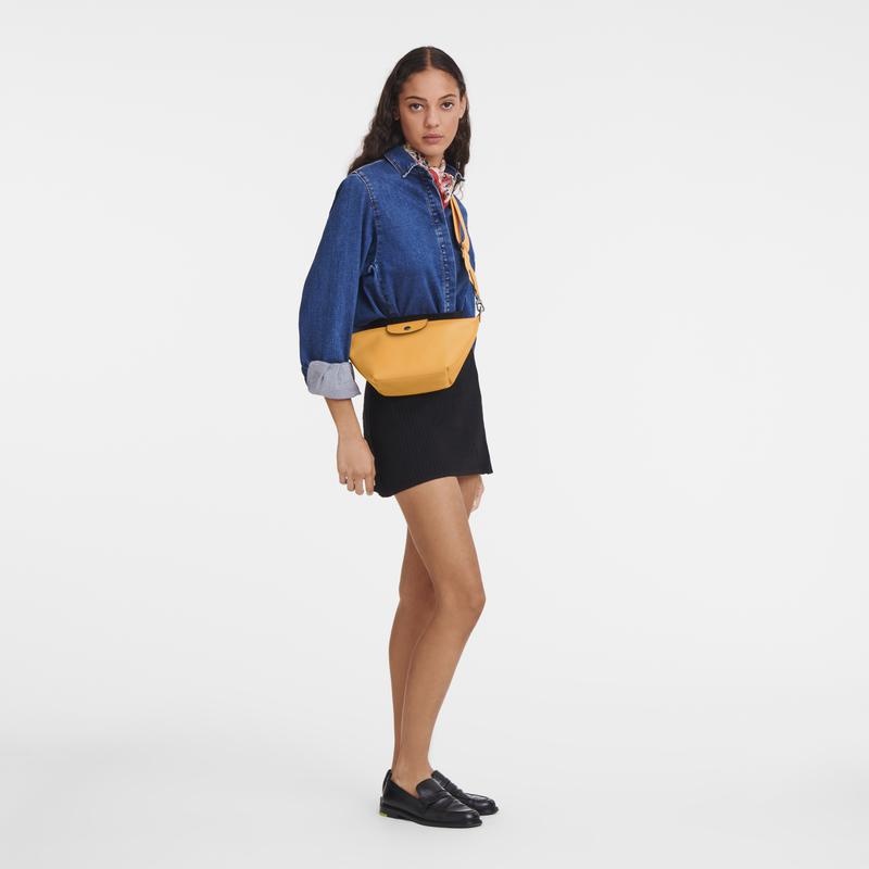 Apricot Orange Women's Longchamp Le Pliage Xtra XS Crossbody Bags | 36295-QNSD