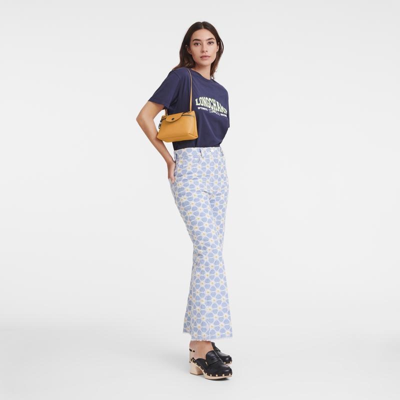 Apricot Orange Women's Longchamp Le Pliage Xtra XS Crossbody Bags | 07512-BAUD