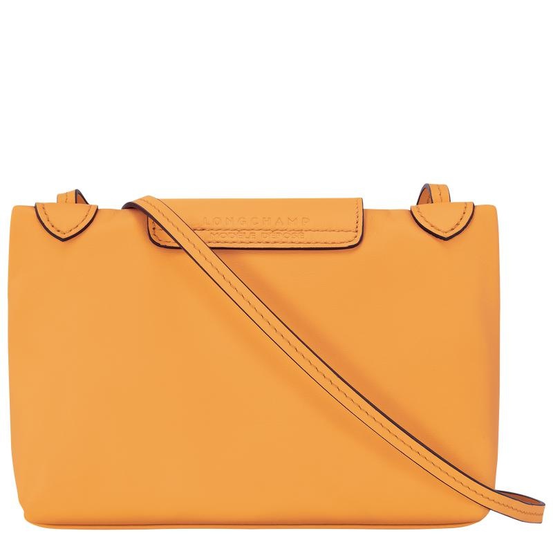 Apricot Orange Women's Longchamp Le Pliage Xtra XS Crossbody Bags | 07512-BAUD