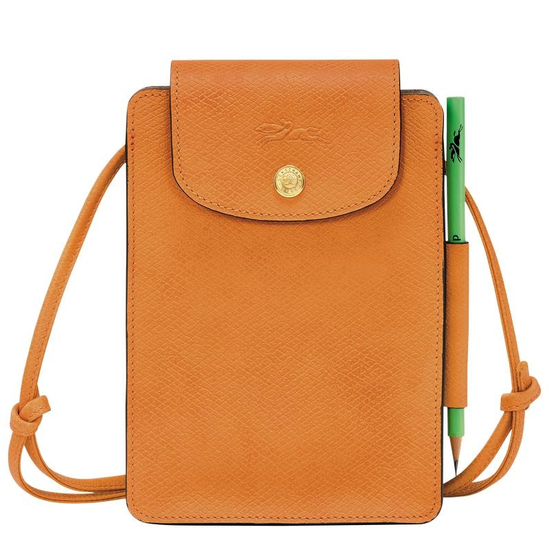 Apricot Orange Women\'s Longchamp Épure XS Crossbody Bags | 38596-OQZN