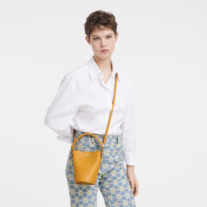 Apricot Orange Women's Longchamp Épure XS Crossbody Bags | 72956-XYOS