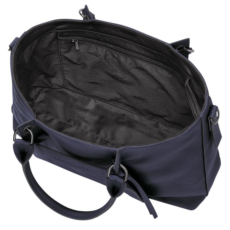 Bilberry Purple Women's Longchamp 3D L Handbags | 49861-YXIK