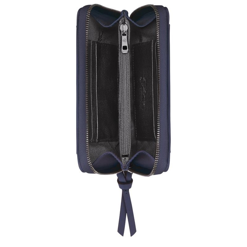 Bilberry Purple Women's Longchamp 3D Wallets | 25814-INEA