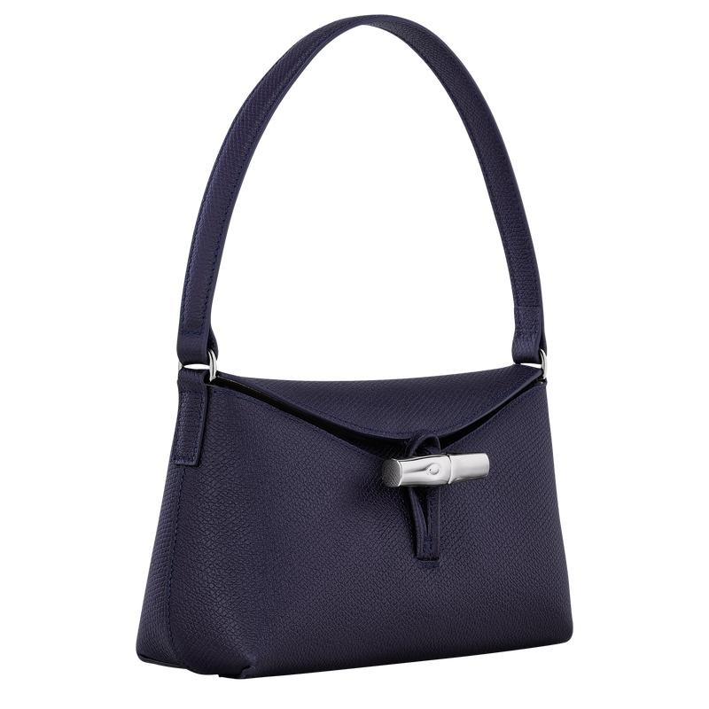 Bilberry Purple Women's Longchamp Roseau S Hobo Bags | 25601-JZBC