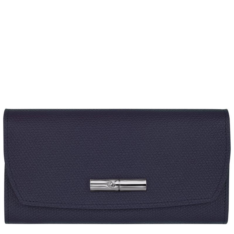 Bilberry Purple Women\'s Longchamp Roseau Continental Wallets | 04871-SGDU