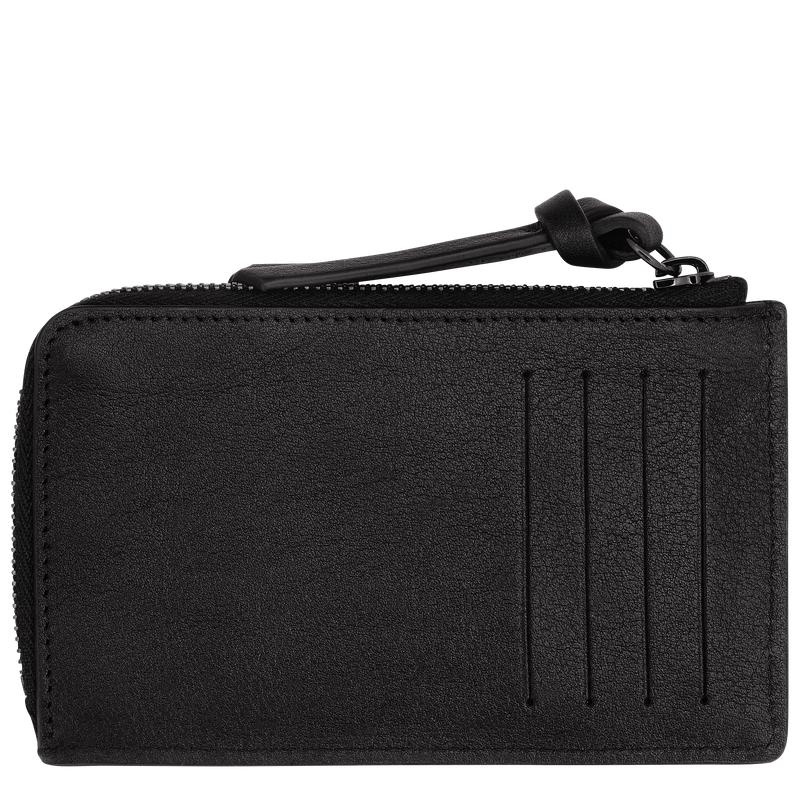 Black Men's Longchamp 3D Cardholders | 19876-BCGO