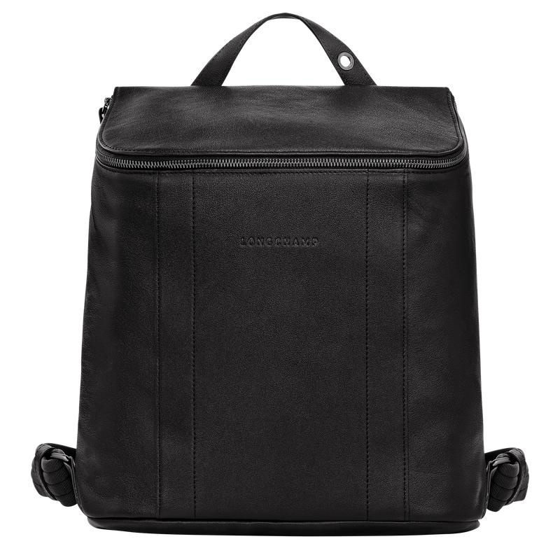 Black Men\'s Longchamp 3D M Backpacks | 82391-UKAG