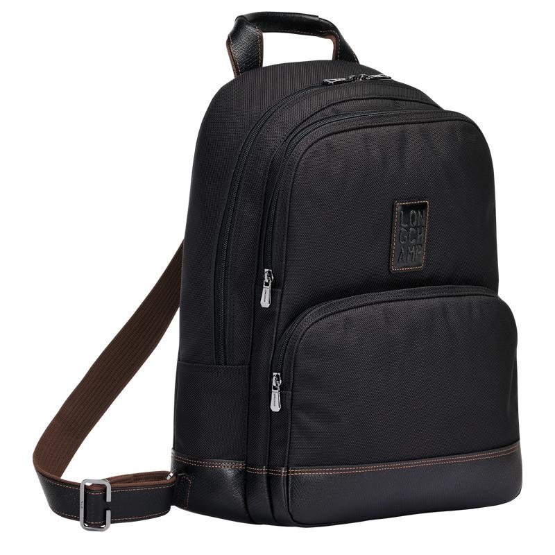 Black Men's Longchamp Boxford Backpacks | 32081-VQXF