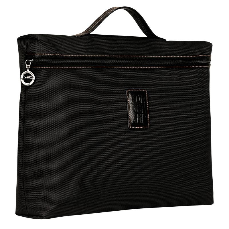 Black Men's Longchamp Boxford S Briefcase | 03612-MQYB