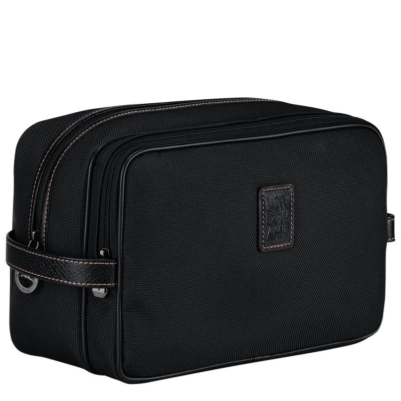 Black Men's Longchamp Boxford Toiletry Bags | 28169-MBGJ