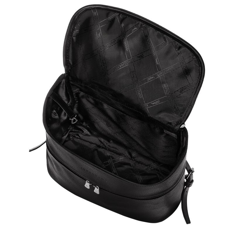 Black Men's Longchamp Le Foulonné Backpacks | 01978-BVRP