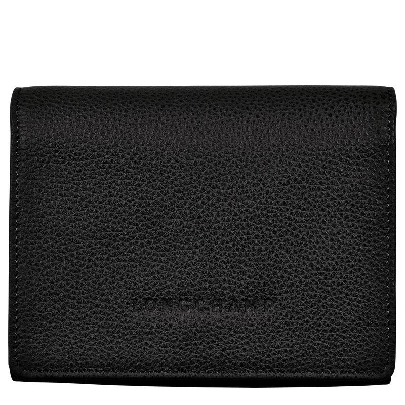 Black Men\'s Longchamp Le Foulonné Wallets | 78305-TKAL