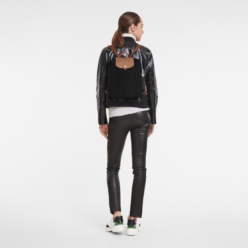 Black Men's Longchamp Le Pliage Original M Backpacks | 16058-QOFK