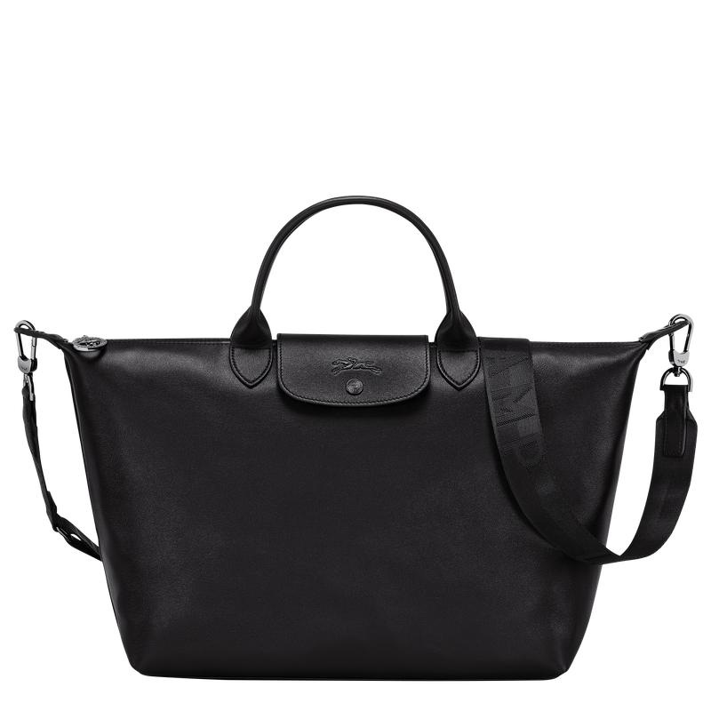 Black Men\'s Longchamp Le Pliage Xtra L Handbags | 87963-CAJH