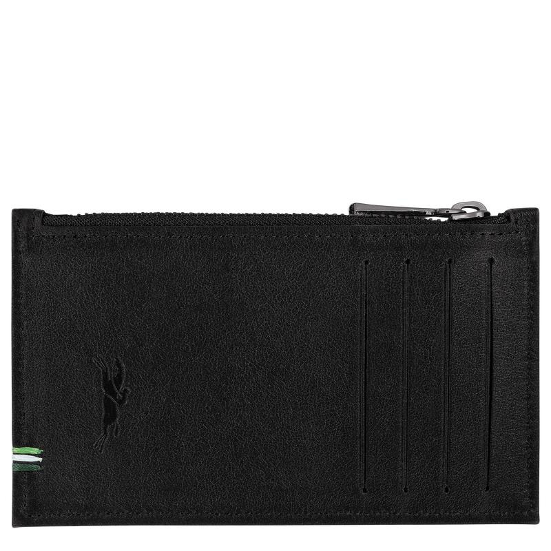 Black Men's Longchamp sur Seine Coin Purses | 23406-MSBL