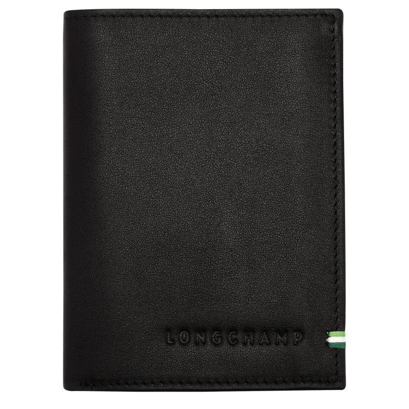 Black Men\'s Longchamp sur Seine Wallets | 10293-NQAX