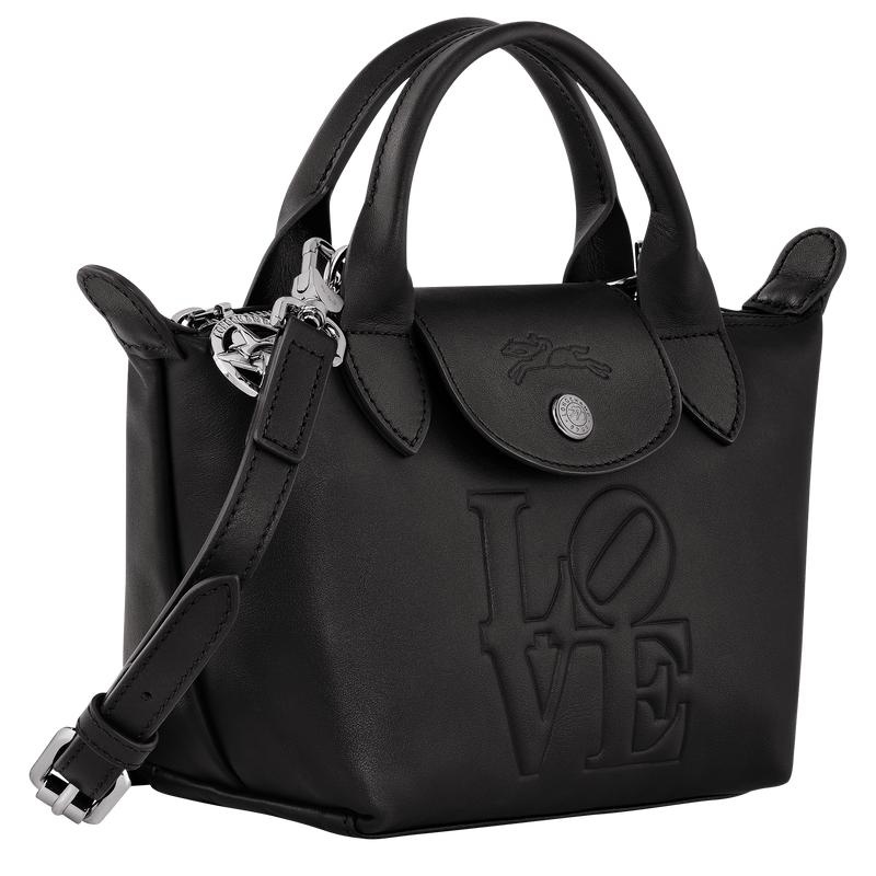 Black Men's Longchamp x Robert Indiana XS Handbags | 78692-HONC