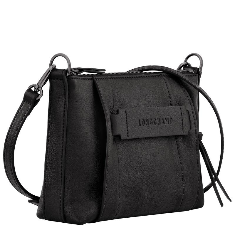 Black Women's Longchamp 3D S Crossbody Bags | 90261-RDCW