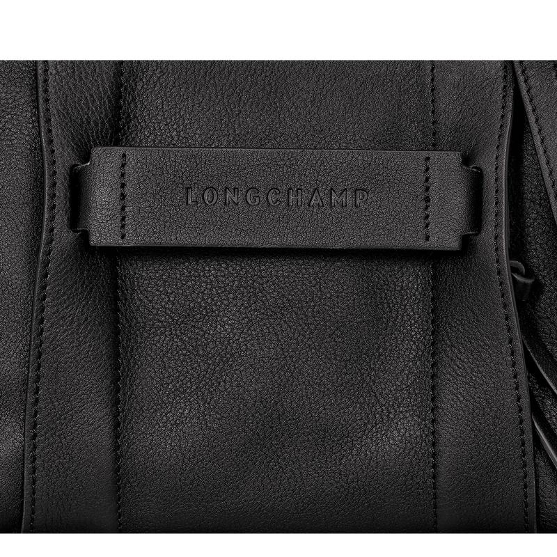 Black Women's Longchamp 3D S Crossbody Bags | 90261-RDCW