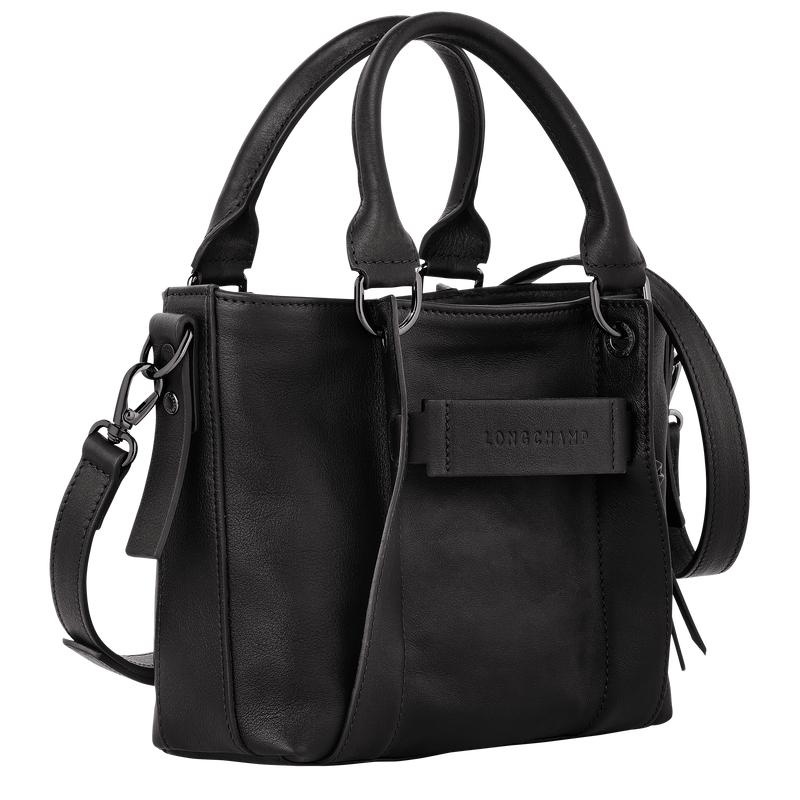 Black Women's Longchamp 3D S Handbags | 82074-DKJN