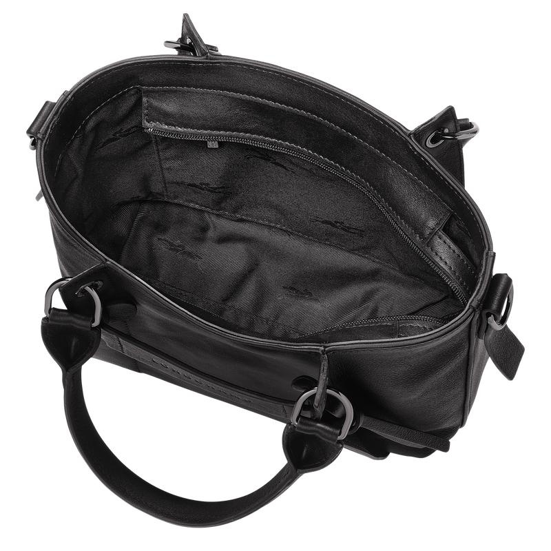 Black Women's Longchamp 3D S Handbags | 82074-DKJN
