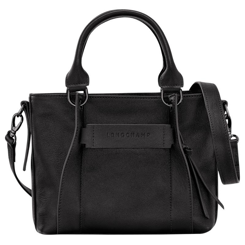 Black Women\'s Longchamp 3D S Handbags | 82074-DKJN