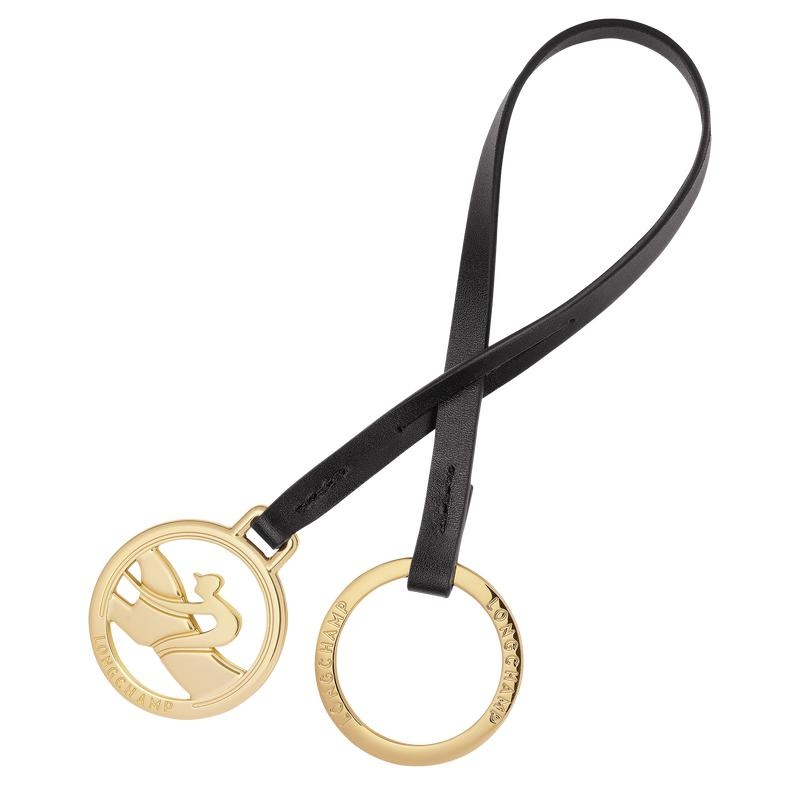 Black Women\'s Longchamp Box-Trot Key Rings | 65983-HDNG