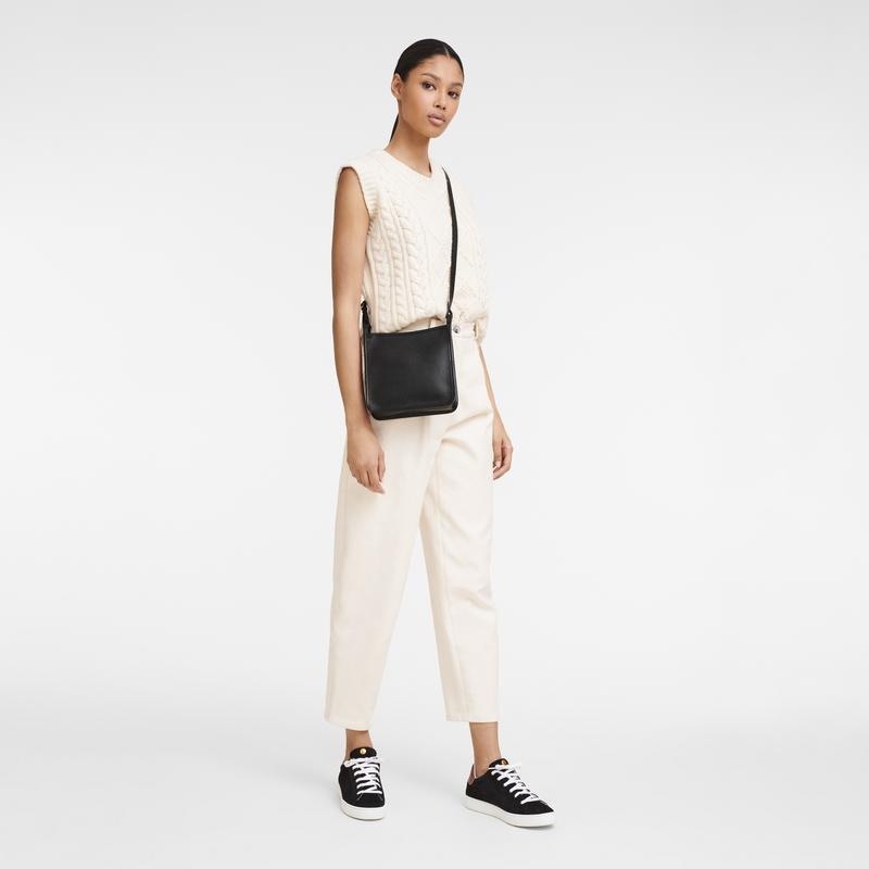 Black Women's Longchamp Le Foulonné S Crossbody Bags | 85931-SVAG