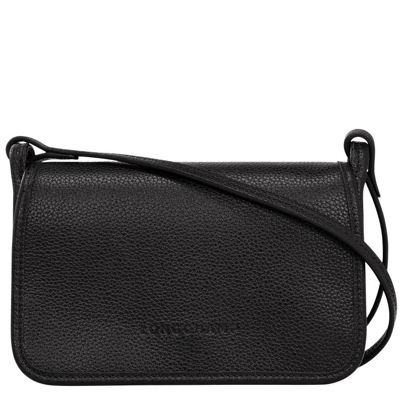 Black Women\'s Longchamp Le Foulonné XS Clutch Purse | 37598-QSKV